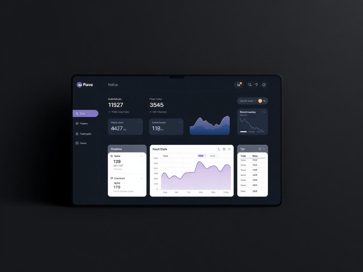 SaaS analytics dashboard