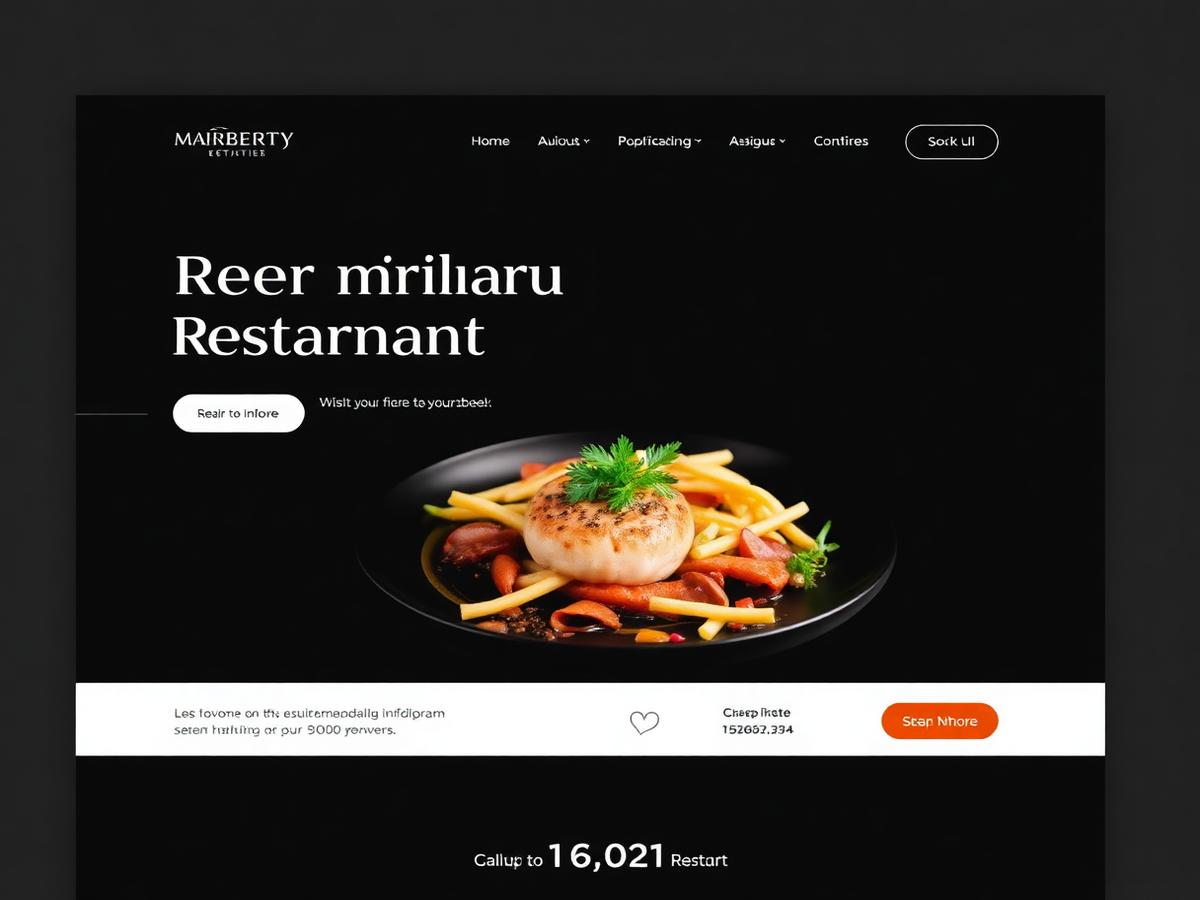 Fine-dining restaurant site